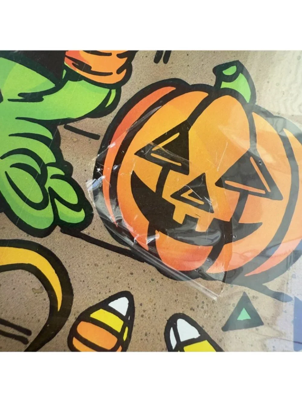 Vintage Eureka Teenage Mutant Ninja Turtles Halloween Banner 4 ft TMNT NEW